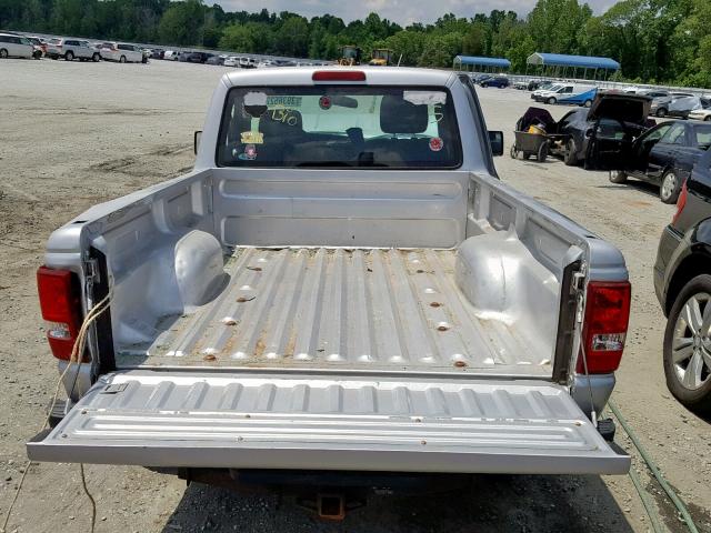 1FTKR1AD8APA11066 - 2010 FORD RANGER SILVER photo 6