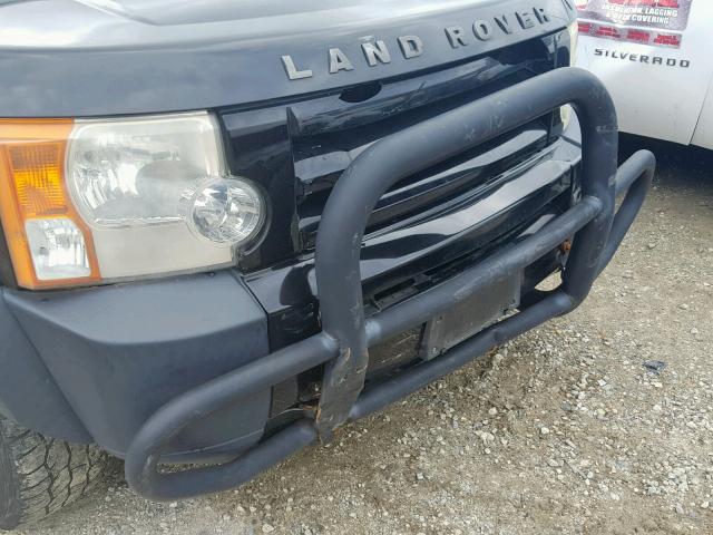 SALAA25465A300225 - 2005 LAND ROVER LR3 BLACK photo 9