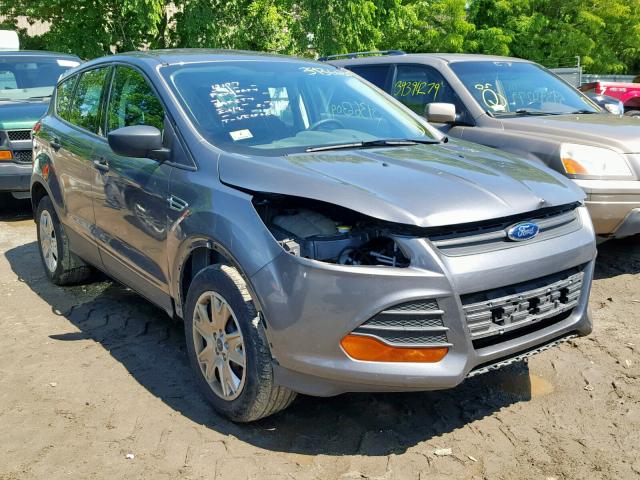 1FMCU0F78DUB42449 - 2013 FORD ESCAPE S GRAY photo 1