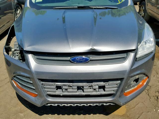 1FMCU0F78DUB42449 - 2013 FORD ESCAPE S GRAY photo 7