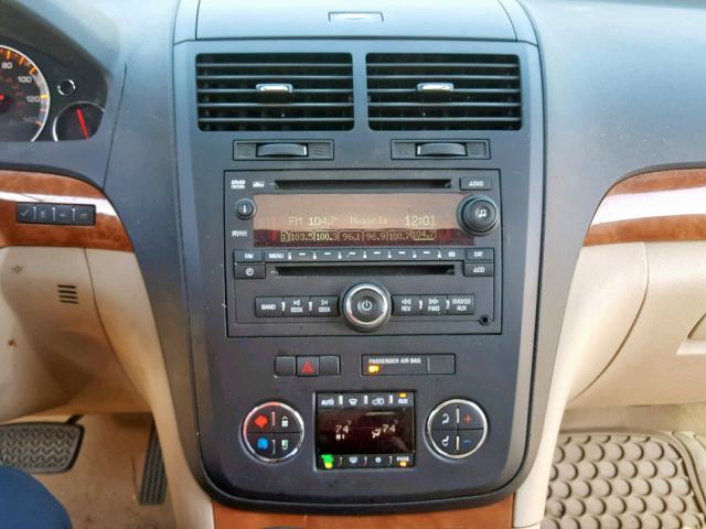 5GZEV23758J218970 - 2008 SATURN OUTLOOK XR BEIGE photo 9