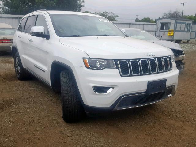 1C4RJEBG9HC793546 - 2017 JEEP GRAND CHER WHITE photo 1