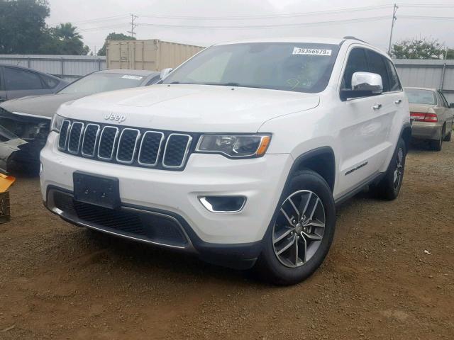 1C4RJEBG9HC793546 - 2017 JEEP GRAND CHER WHITE photo 2