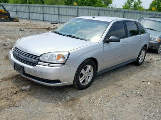 1G1ZT64895F159601 - 2005 CHEVROLET MALIBU MAX 银色 照片 2