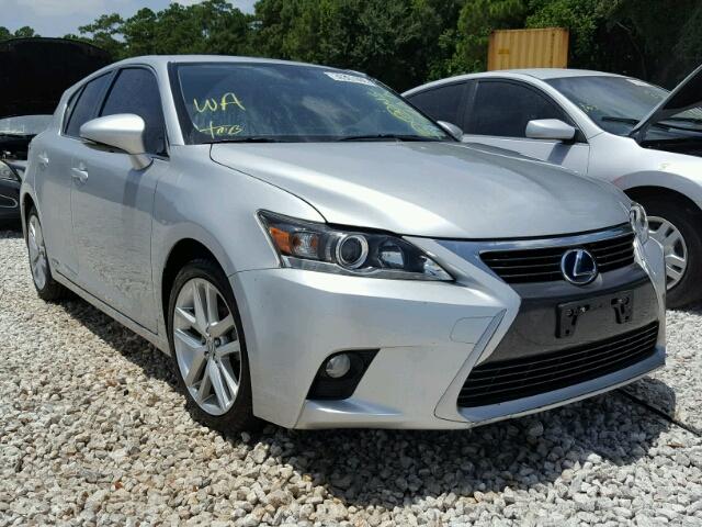 JTHKD5BH9E2202746 - 2014 LEXUS CT 200 SILVER photo 1