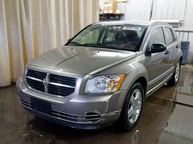 1B3HB48B08D754936 - 2008 DODGE CALIBER SX TAN photo 2