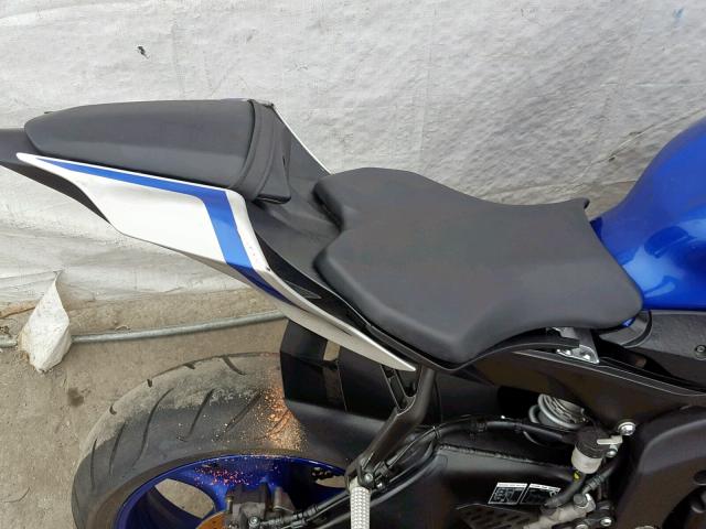 JYARJ28Y8HA001246 - 2017 YAMAHA YZFR6 C BLUE photo 6