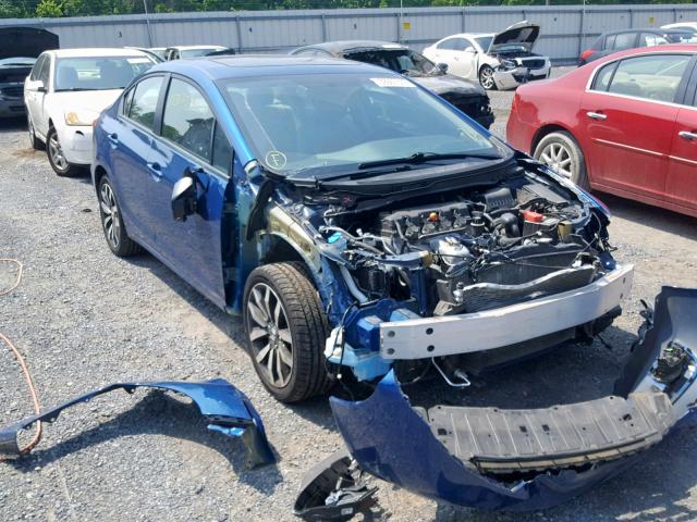 2HGFB2F95FH527723 - 2015 HONDA CIVIC EXL BLUE photo 1