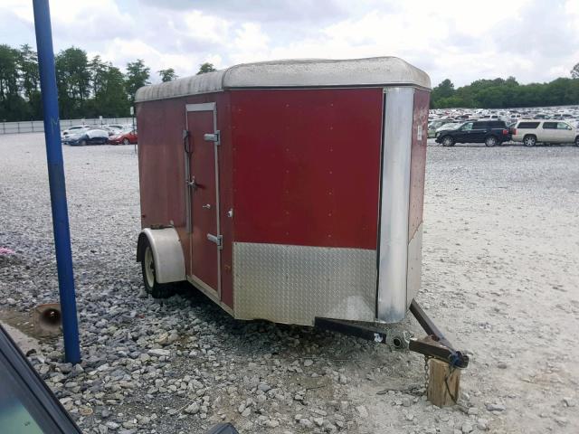 5E2B1101041014492 - 2004 UTILITY TRAILER RED photo 1