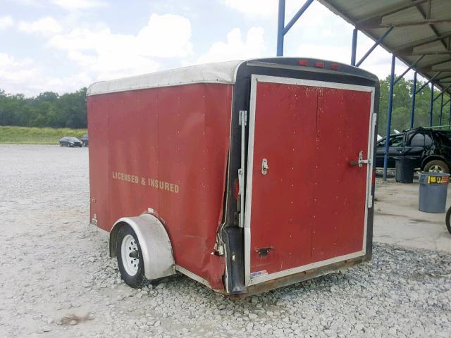 5E2B1101041014492 - 2004 UTILITY TRAILER RED photo 3