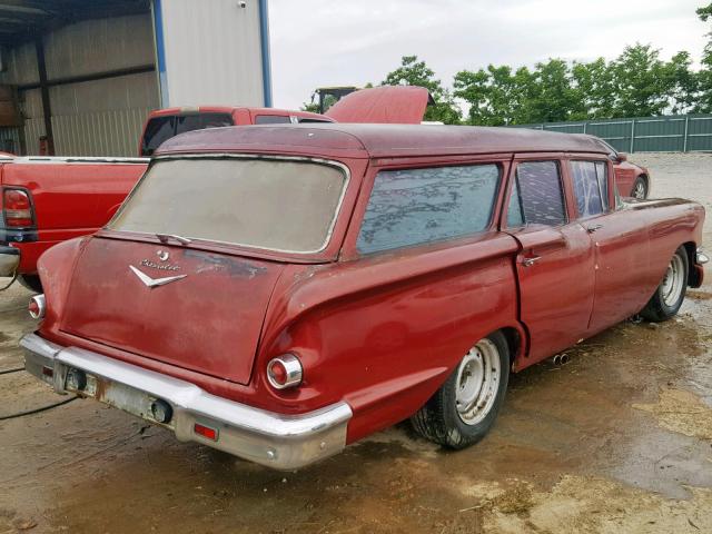 D58L139703 - 1958 CHEVROLET BISCAYNE MAROON photo 4