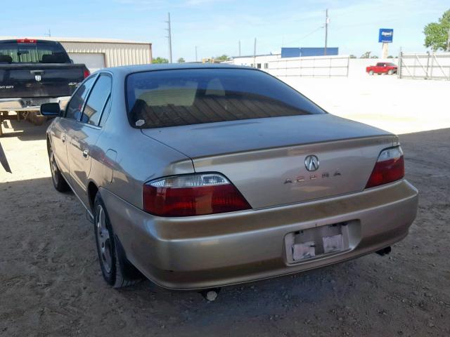 19UUA56663A076877 - 2003 ACURA 3.2TL GOLD photo 3