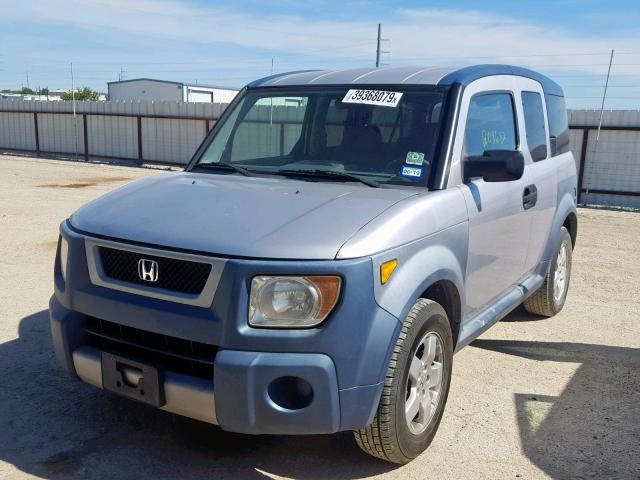 5J6YH18645L007415 - 2005 HONDA ELEMENT EX SILVER photo 2