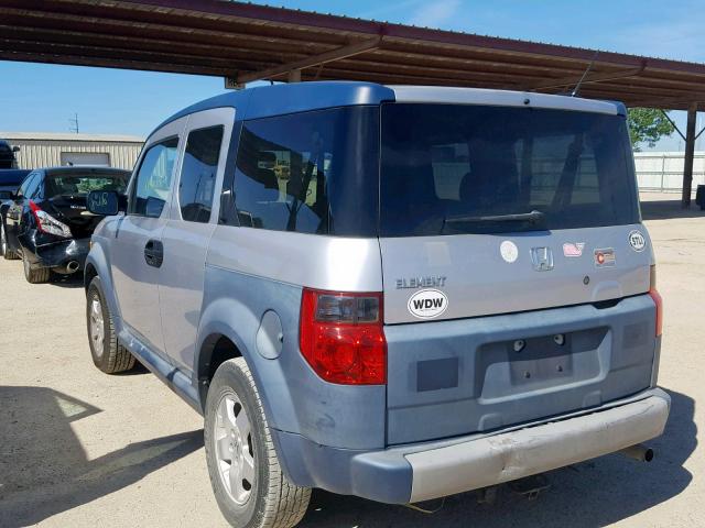 5J6YH18645L007415 - 2005 HONDA ELEMENT EX SILVER photo 3