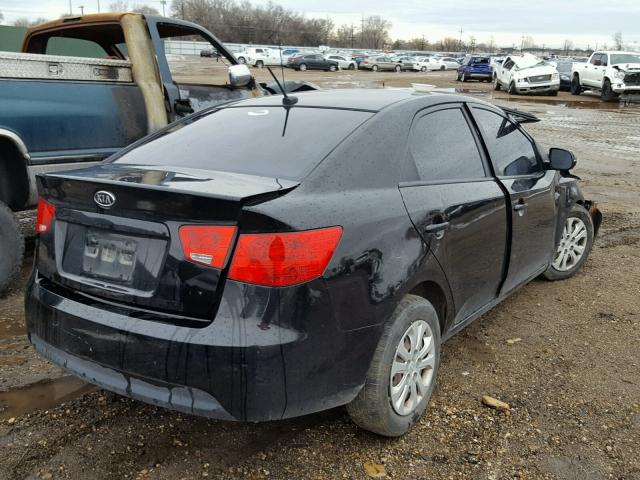 KNAFU4A21C5625761 - 2012 KIA FORTE EX BLACK photo 4