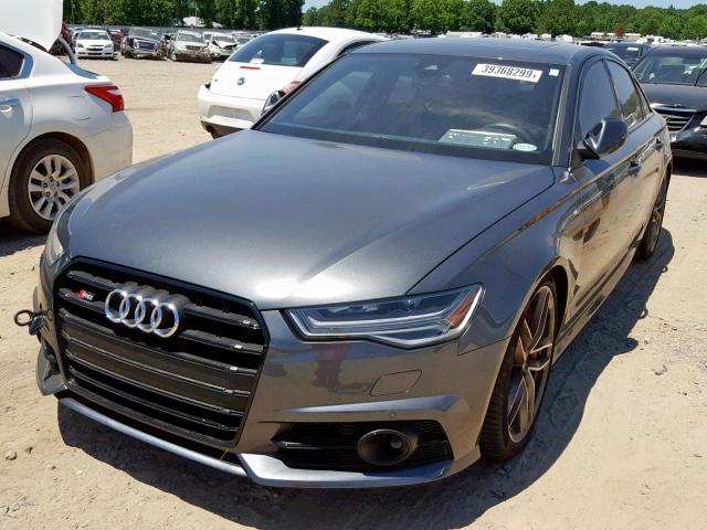 WAUFFAFCXJN029586 - 2018 AUDI S6 PREMIUM GRAY photo 2