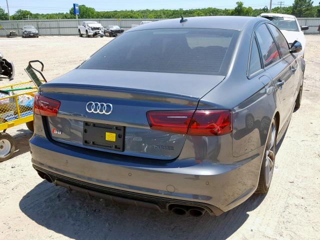 WAUFFAFCXJN029586 - 2018 AUDI S6 PREMIUM GRAY photo 4