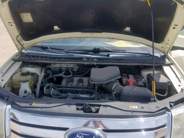 2FMDK48C18BA51689 - 2008 FORD EDGE SEL CREAM photo 7