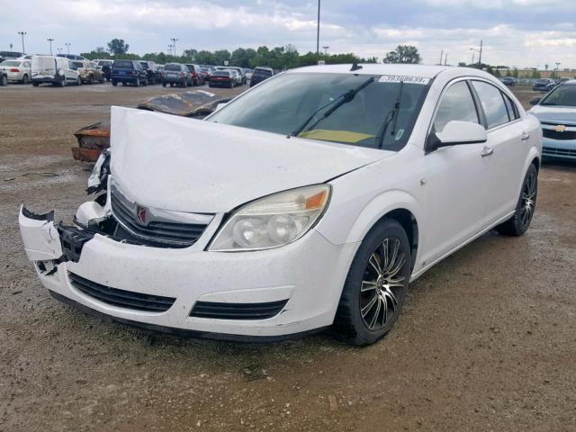 1G8ZV57B59F168279 - 2009 SATURN AURA XR WHITE photo 2