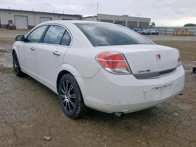 1G8ZV57B59F168279 - 2009 SATURN AURA XR WHITE photo 3