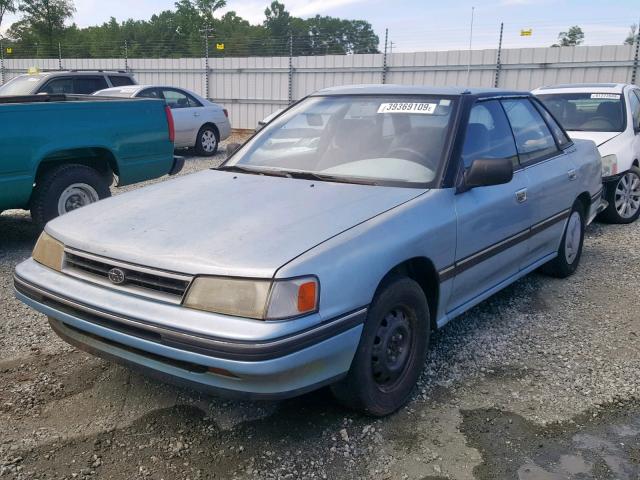 JF1BC6326MB604328 - 1991 SUBARU LEGACY L BLUE photo 2