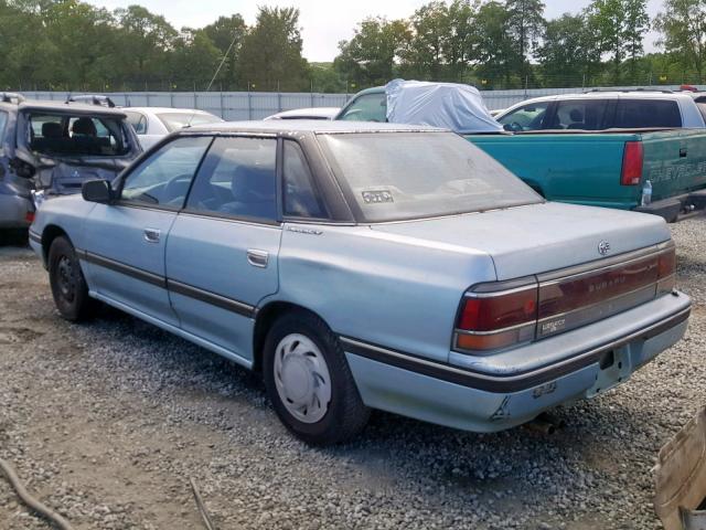 JF1BC6326MB604328 - 1991 SUBARU LEGACY L BLUE photo 3