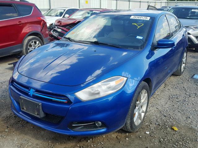 1C3CDFBA2DD709199 - 2013 DODGE DART SXT BLUE photo 2