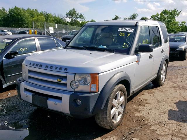 SALAG25467A430801 - 2007 LAND ROVER LR3 HSE SILVER photo 2