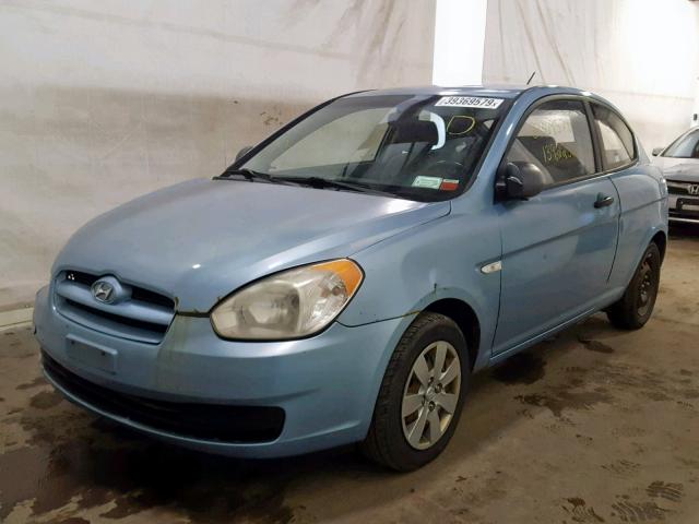 KMHCM36C48U066815 - 2008 HYUNDAI ACCENT GS BLUE photo 2