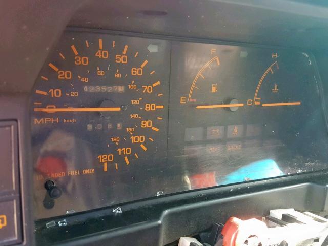 JM1BF2326H0553232 - 1987 MAZDA 323 RED photo 8