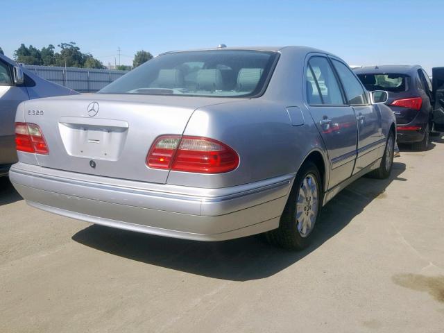 WDBJF65J61B247292 - 2001 MERCEDES-BENZ E 320 SILVER photo 4