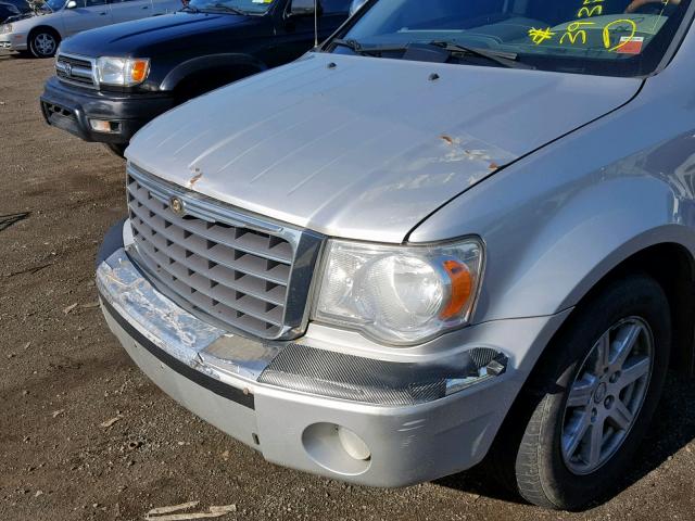 1A8HW58NX8F110750 - 2008 CHRYSLER ASPEN LIMI GRAY photo 9