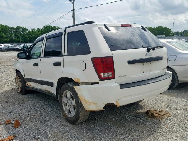 1J4HR48N95C660098 - 2005 JEEP GRAND CHER WHITE photo 3