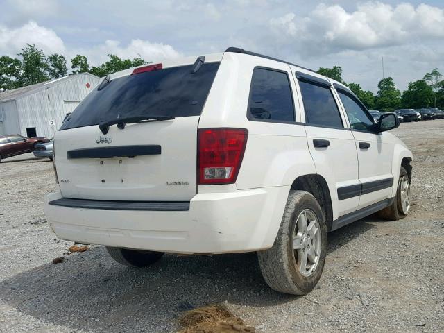 1J4HR48N95C660098 - 2005 JEEP GRAND CHER WHITE photo 4