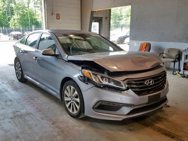 5NPE34AF2HH577960 - 2017 HYUNDAI SONATA SPO SILVER photo 1