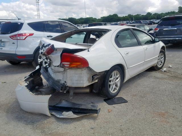 2B3HD46R24H614359 - 2004 DODGE INTREPID S თეთრი ფოტო 4