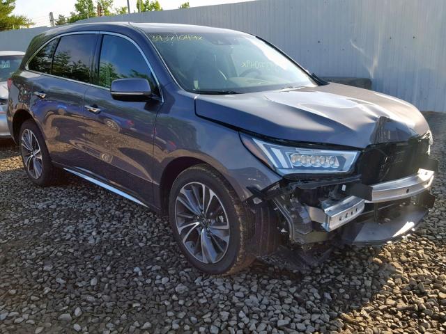 5J8YD4H5XKL013839 - 2019 ACURA MDX GRAY photo 1