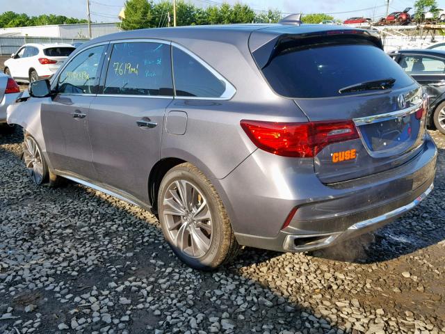 5J8YD4H5XKL013839 - 2019 ACURA MDX GRAY photo 3