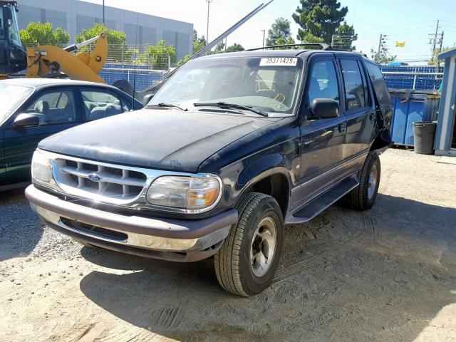 1FMDU32P6VZA36307 - 1997 FORD EXPLORER BLACK photo 2