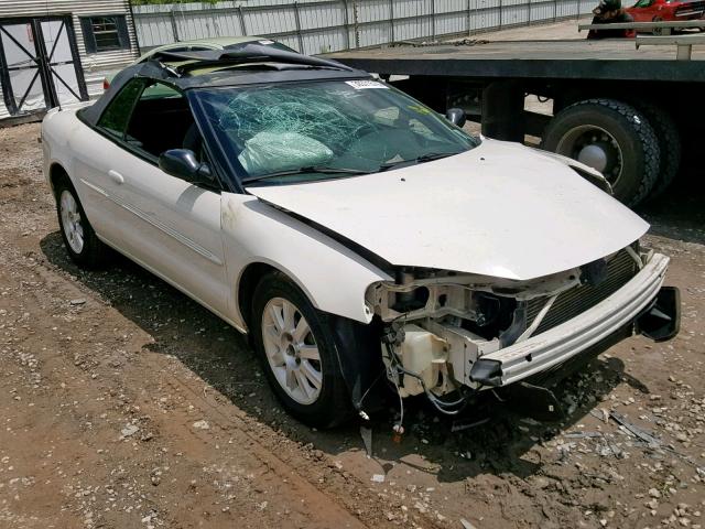 1C3EL75RX4N133410 - 2004 CHRYSLER SEBRING GT WHITE photo 1