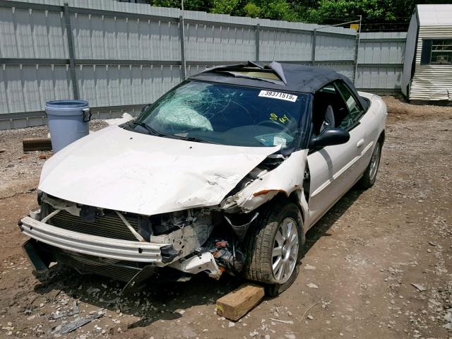 1C3EL75RX4N133410 - 2004 CHRYSLER SEBRING GT WHITE photo 2