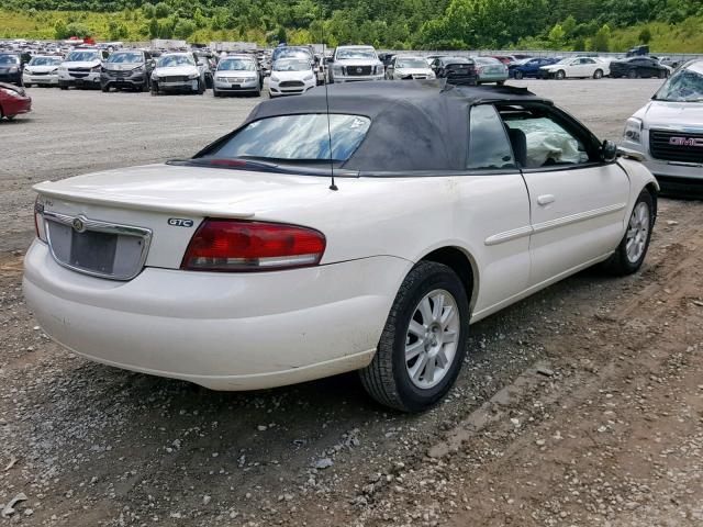 1C3EL75RX4N133410 - 2004 CHRYSLER SEBRING GT WHITE photo 4