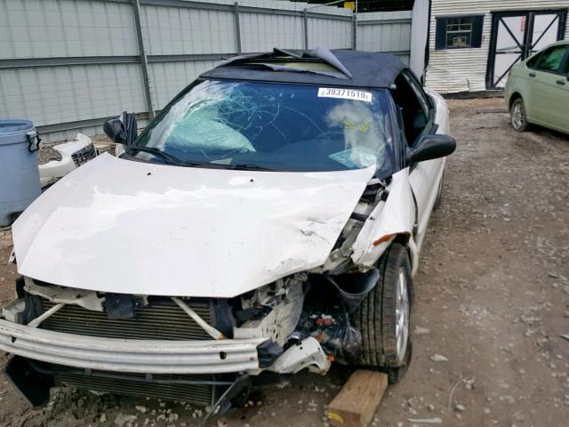 1C3EL75RX4N133410 - 2004 CHRYSLER SEBRING GT WHITE photo 9