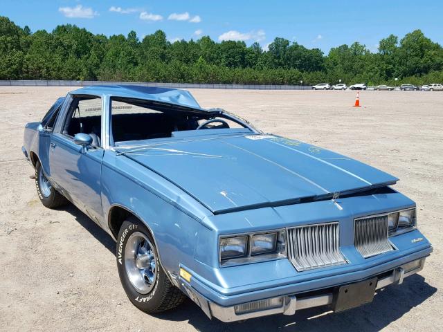 1G3AR47A7DM381344 - 1983 OLDSMOBILE CUTLASS SU BLUE photo 1