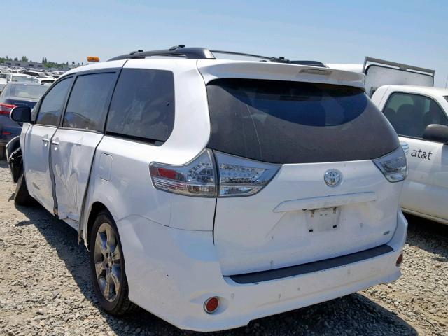 5TDXK3DC7FS683075 - 2015 TOYOTA SIENNA SPO WHITE photo 3