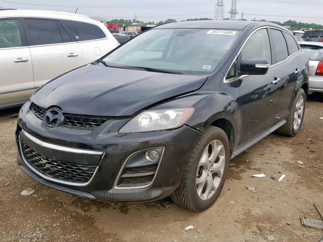 JM3ER4W3XA0325980 - 2010 MAZDA CX-7 BLACK photo 2