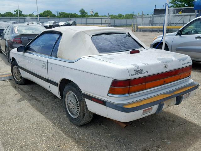 1C3XU4533PF563486 - 1993 CHRYSLER LEBARON WHITE photo 3