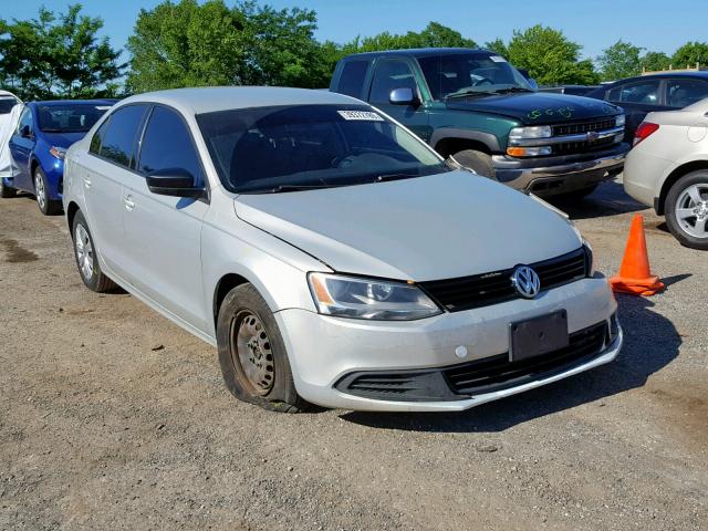 3VW2K7AJ1BM329824 - 2011 VOLKSWAGEN JETTA BASE 银色 照片 1