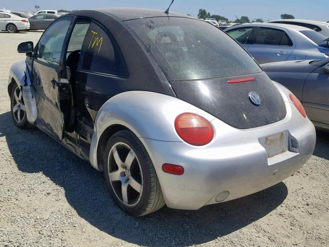 3VWCC21C3XM473016 - 1999 VOLKSWAGEN NEW BEETLE TWO TONE photo 3