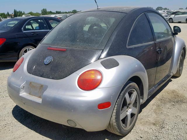 3VWCC21C3XM473016 - 1999 VOLKSWAGEN NEW BEETLE TWO TONE photo 4